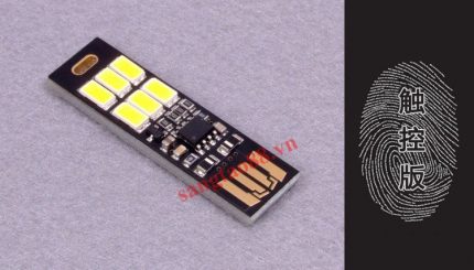 Đèn 6 led siêu mỏng cảm ứng cắm cổng USB