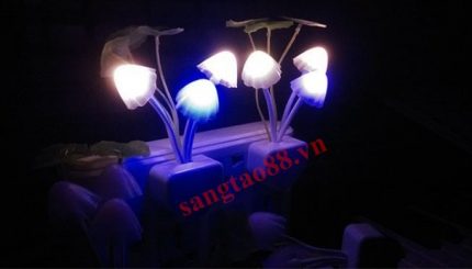 Đèn ngủ cây nấm cảm ứng ánh sáng