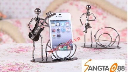 Mô hình nhạc công đỡ điện thoại ngộ nghĩnh