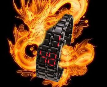 Đồng hồ led thời trang phong cách Samurai