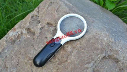 Kính lúp 3X - 45X cầm tay có đèn