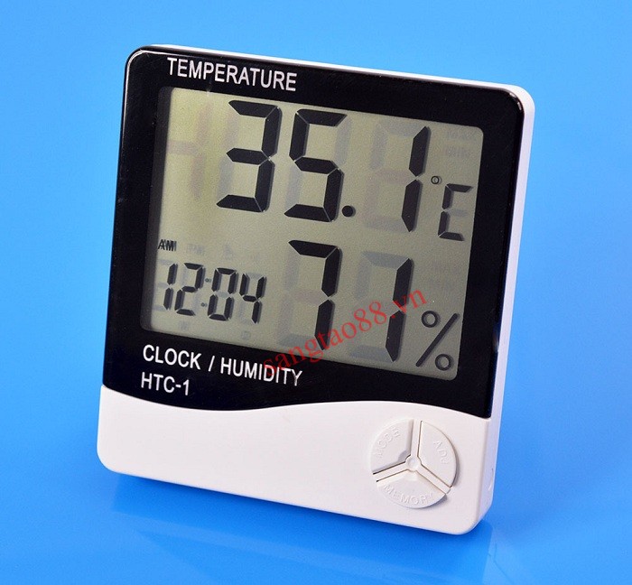 Máy đo nhiệt độ, độ ẩm trong phòng Model HTC-1