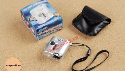Kính lúp 60X mini đèn liền