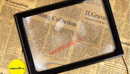 Kính lúp đeo cổ, để bàn cho người già