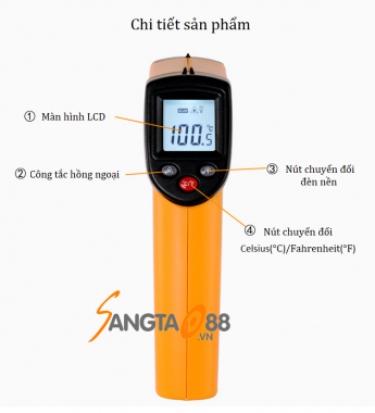 Súng đo nhiệt độ GM320