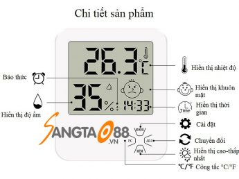 Đồng hồ đo nhiệt độ độ ẩm LX8111