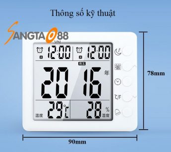 Đồng hồ đo nhiệt độ độ ẩm T10